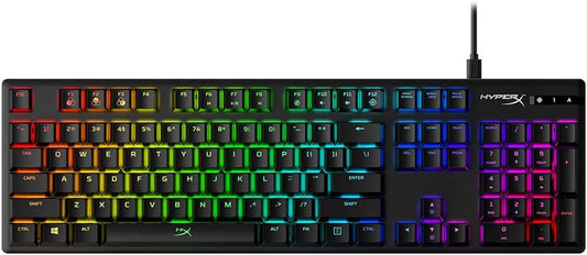 Alloy Origins - Mechanical Gaming Keyboard, Software-Controlled Light & Macro Customization, Compact Form Factor, RGB LED Backlit - Linear  Red Switch (Black)